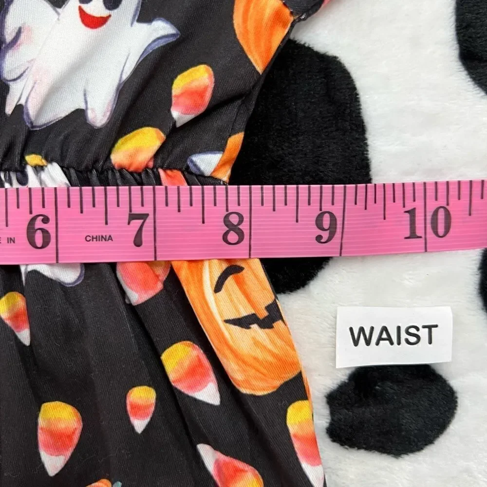 NWOT Baby Girl Halloween Romper & Bow 6-12 months